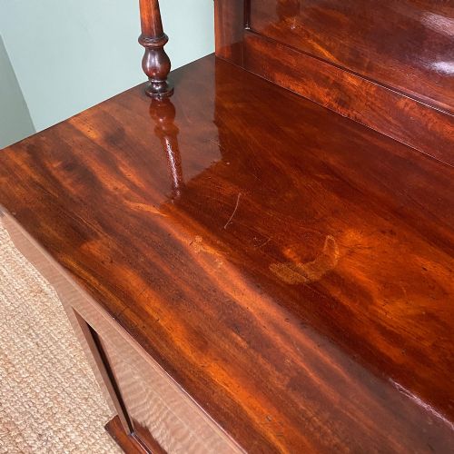fig 2. Superb Quality Victorian Antique Mahogany Chiffonier / Sideboard