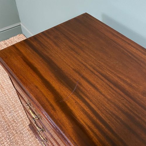 fig 2. Unusual Small Edwardian Mahogany Antique Bachelors Chest