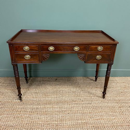 Superb Quality Regency Mahogany Antique Writing Table
