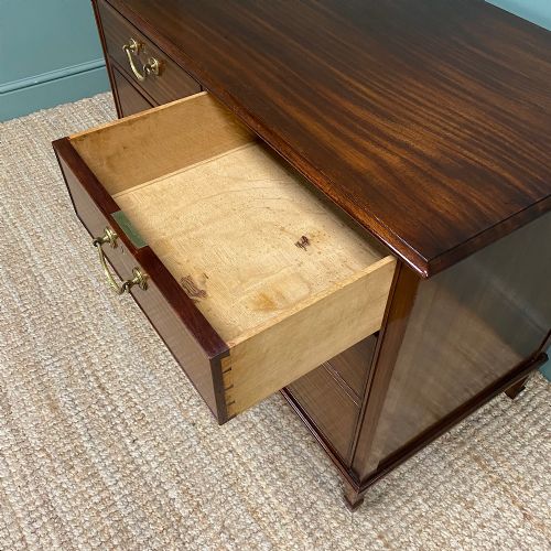 fig 2. Quality Hepplewhite Design Mahogany Antique Chest of Drawers