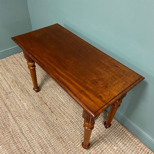 SPECTACULAR VICTORIAN MAHOGANY ANTIQUE CONSOLE TABLE - ADDITIONAL PHOTO 1