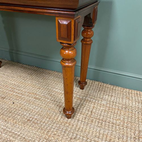 SPECTACULAR VICTORIAN MAHOGANY ANTIQUE CONSOLE TABLE - ADDITIONAL PHOTO 5