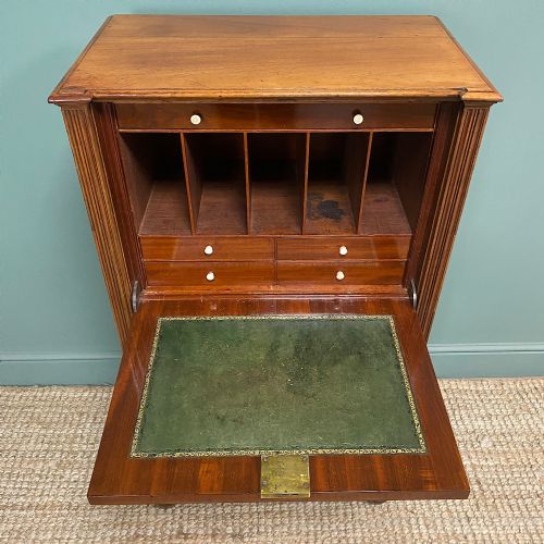 fig 1. Regency Mahogany Antique Estate Cupboard with Fitted Interior
