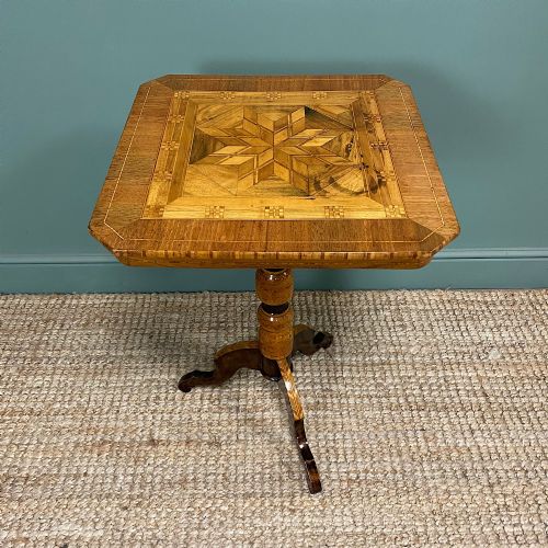 Small 19th Century Inlaid Antique Sorrento Table
