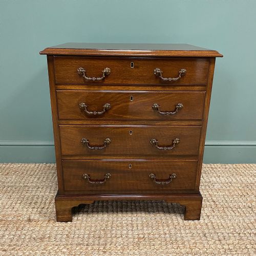 Small Georgian Design Edwardian Antique Chest of Drawers
