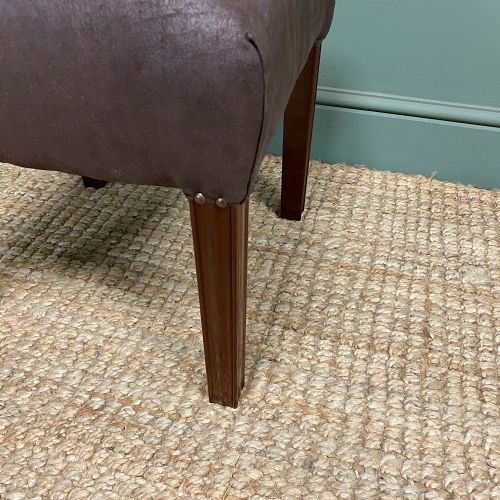 19TH CENTURY ANTIQUE MAHOGANY STOOL - ADDITIONAL PHOTO 2