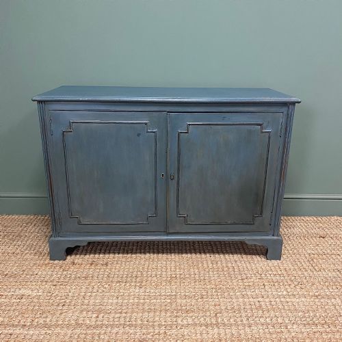 Country House Victorian Painted Antique Cupboard