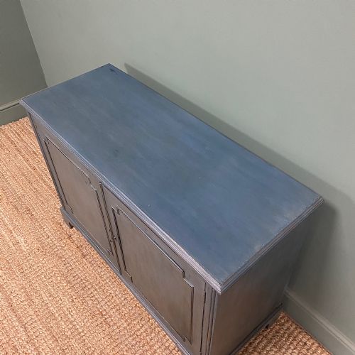 fig 1. Country House Victorian Painted Antique Cupboard