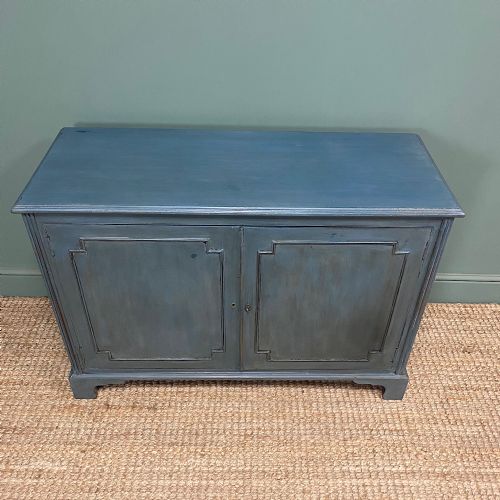 fig 3. Country House Victorian Painted Antique Cupboard