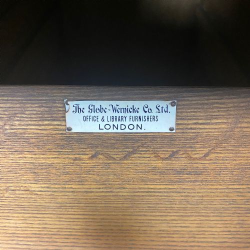 UNUSUAL EDWARDIAN OAK ANTIQUE FILING CABINET - ADDITIONAL PHOTO 3