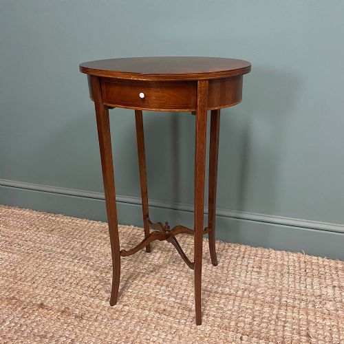 ELEGANT EDWARDIAN ANTIQUE OCCASIONAL TABLE - ADDITIONAL PHOTO 5