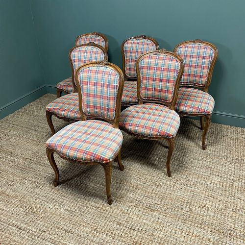 STUNNING SET OF 6 VINTAGE FRENCH STYLE CHAIRS - ADDITIONAL PHOTO 3