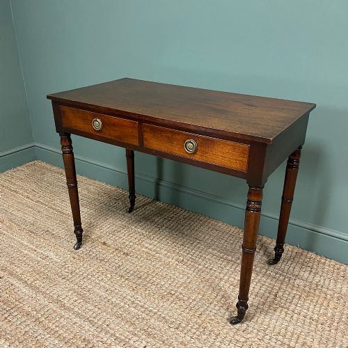 COUNTRY HOUSE REGENCY MAHOGANY ANTIQUE SIDE TABLE - ADDITIONAL PHOTO 2