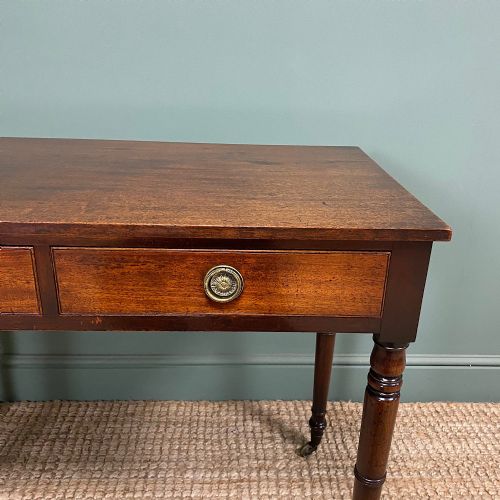COUNTRY HOUSE REGENCY MAHOGANY ANTIQUE SIDE TABLE - ADDITIONAL PHOTO 5