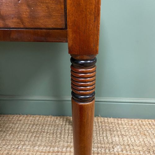 FINE REGENCY MAHOGANY ANTIQUE SIDE TABLE - ADDITIONAL PHOTO 4