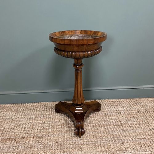 Spectacular Rare William IV Rosewood Antique Jardinière
