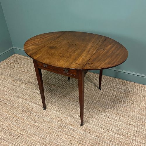 COUNTRY HOUSE REGENCY MAHOGANY ANTIQUE PEMBROKE TABLE - ADDITIONAL PHOTO 2