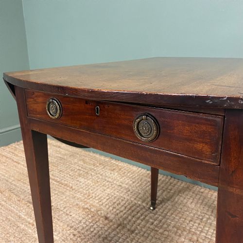 COUNTRY HOUSE REGENCY MAHOGANY ANTIQUE PEMBROKE TABLE - ADDITIONAL PHOTO 3