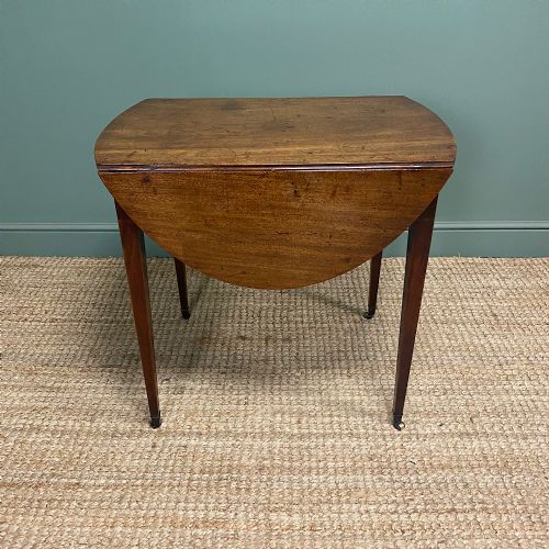COUNTRY HOUSE REGENCY MAHOGANY ANTIQUE PEMBROKE TABLE - ADDITIONAL PHOTO 7