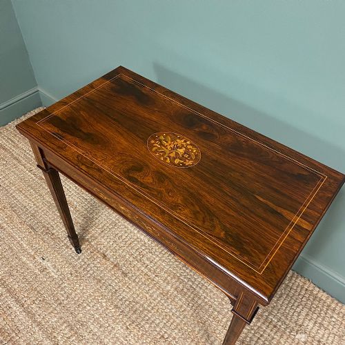COUNTRY HOUSE REGENCY MAHOGANY ANTIQUE PEMBROKE TABLE - ADDITIONAL PHOTO 5