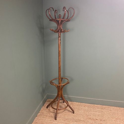 Edwardian Antique Bentwood Hat and Coat Stand
