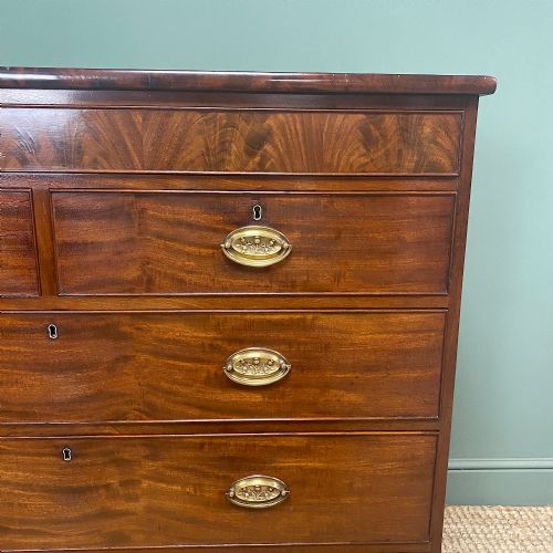 BEAUTIFUL GEORGIAN ANTIQUE MAHOGANY CHEST OF DRAWERS - ADDITIONAL PHOTO 5
