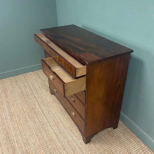 BEAUTIFUL GEORGIAN ANTIQUE MAHOGANY CHEST OF DRAWERS - ADDITIONAL PHOTO 6
