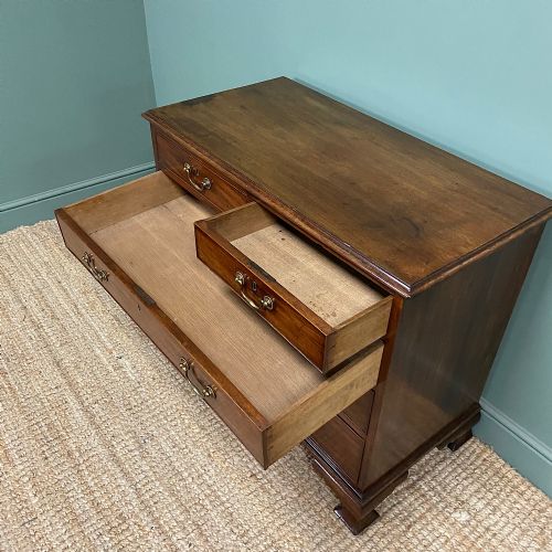 COUNTRY HOUSE GEORGIAN MAHOGANY ANTIQUE CHEST OF DRAWERS - ADDITIONAL PHOTO 3