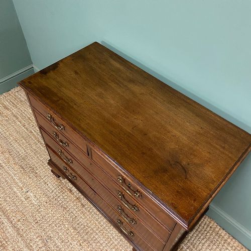 COUNTRY HOUSE GEORGIAN MAHOGANY ANTIQUE CHEST OF DRAWERS - ADDITIONAL PHOTO 7