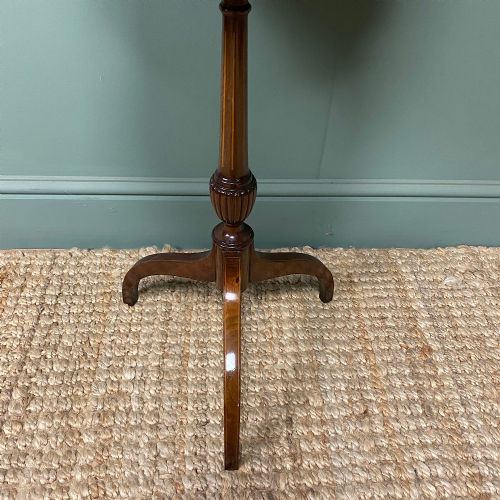 QUALITY EDWARDIAN MAHOGANY REVOLVING BOOK TABLE - ADDITIONAL PHOTO 2