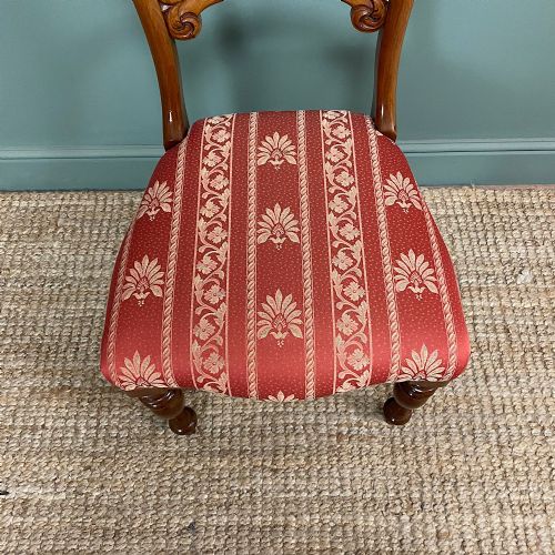FINE QUALITY SET OF SIX VICTORIAN MAHOGANY ANTIQUE DINING CHAIRS - ADDITIONAL PHOTO 3