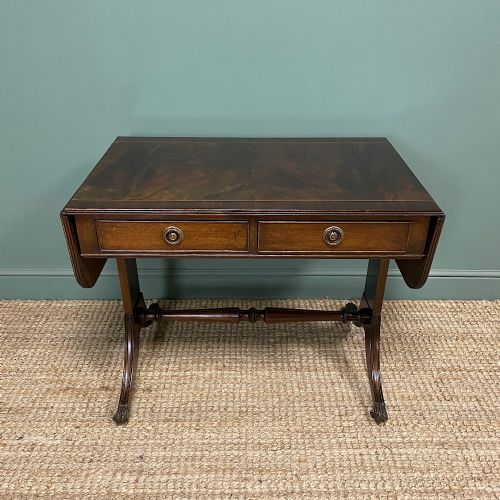 Quality Mahogany Antique Sofa Table
