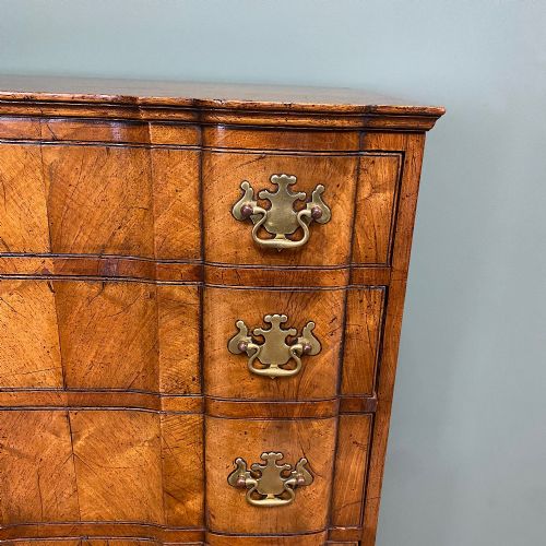 SPECTACULAR EDWARDIAN WALNUT ANTIQUE CHEST - ADDITIONAL PHOTO 7
