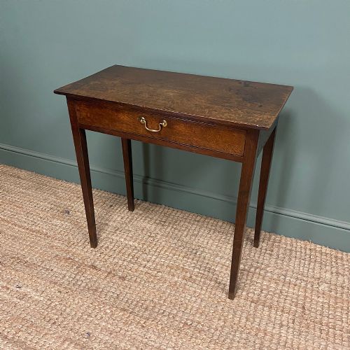 COUNTRY HOUSE GEORGIAN OAK ANTIQUE SIDE TABLE - ADDITIONAL PHOTO 2