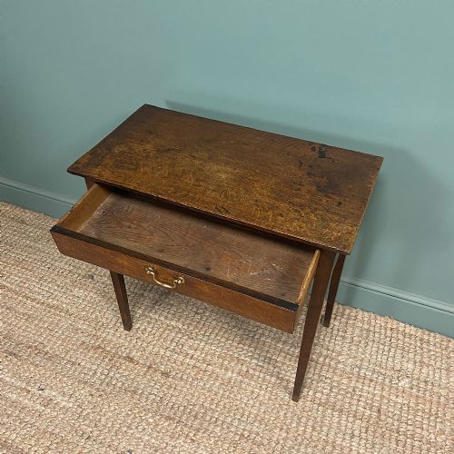 COUNTRY HOUSE GEORGIAN OAK ANTIQUE SIDE TABLE - ADDITIONAL PHOTO 3