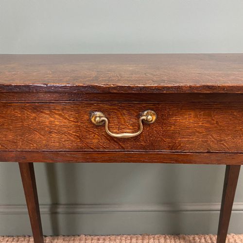 COUNTRY HOUSE GEORGIAN OAK ANTIQUE SIDE TABLE - ADDITIONAL PHOTO 4