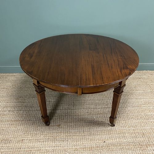QUALITY EDWARDIAN MAHOGANY ANTIQUE EXTENDING DINING TABLE - ADDITIONAL PHOTO 3
