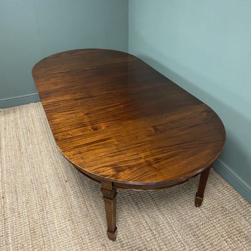 QUALITY EDWARDIAN MAHOGANY ANTIQUE EXTENDING DINING TABLE - ADDITIONAL PHOTO 4
