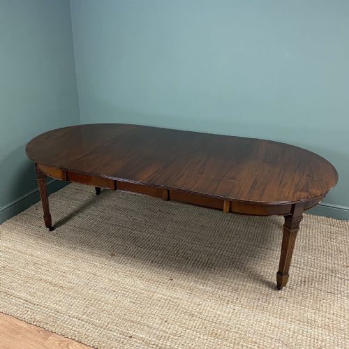 QUALITY EDWARDIAN MAHOGANY ANTIQUE EXTENDING DINING TABLE - ADDITIONAL PHOTO 5