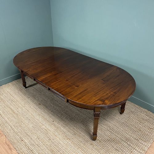 QUALITY EDWARDIAN MAHOGANY ANTIQUE EXTENDING DINING TABLE - ADDITIONAL PHOTO 6