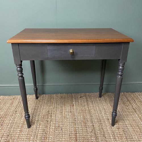 ANTIQUE VICTORIAN PAINTED SIDE TABLE