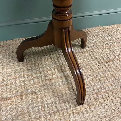 VICTORIAN MAHOGANY ANTIQUE OCCASIONAL TABLE - ADDITIONAL PHOTO 1
