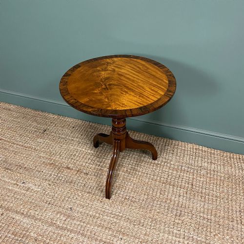 VICTORIAN MAHOGANY ANTIQUE OCCASIONAL TABLE - ADDITIONAL PHOTO 4