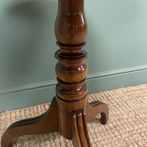 VICTORIAN MAHOGANY ANTIQUE OCCASIONAL TABLE - ADDITIONAL PHOTO 6