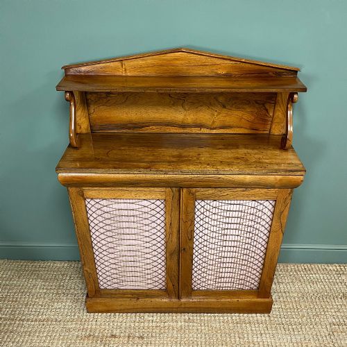 REGENCY ROSEWOOD ANTIQUE CHIFFONIER - ADDITIONAL PHOTO 4