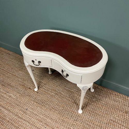 ART DECO PAINTED KIDNEY SHAPED DESK - ADDITIONAL PHOTO 1