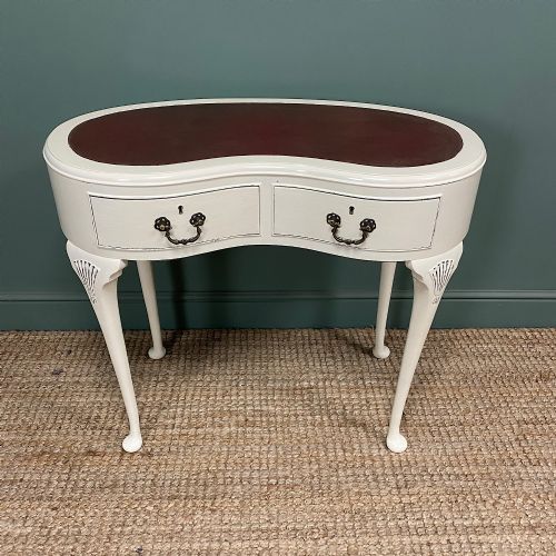 ART DECO PAINTED KIDNEY SHAPED DESK - ADDITIONAL PHOTO 2