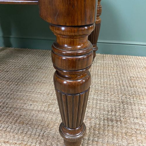 GOLDEN OAK VICTORIAN ANTIQUE WINDOUT EXTENDING DINING TABLE - ADDITIONAL PHOTO 1