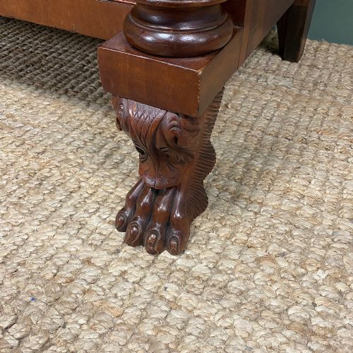 QUALITY VICTORIAN ANTIQUE MAHOGANY CHEST OF DRAWERS - ADDITIONAL PHOTO 2