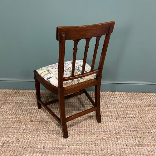 QUALITY GEORGIAN MAHOGANY SET OF FOUR ANTIQUE DINING CHAIRS - ADDITIONAL PHOTO 4